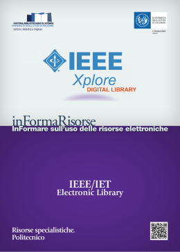 IEEE/IET Electronic Library - Università degli Studi di Palermo