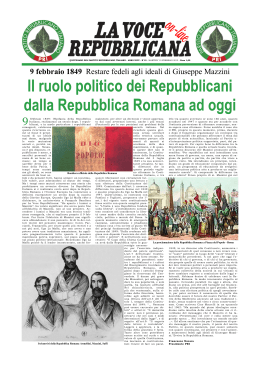 10 Febbraio - Partito Repubblicano Italiano