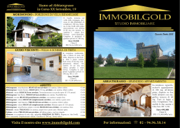 Ottobre 2013 - Immobil Gold SRL