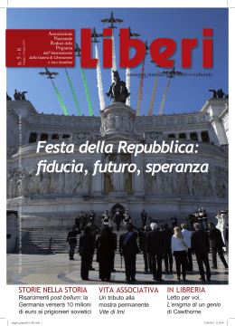 Festa della Repubblica: fiducia, futuro, speranza