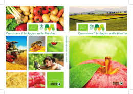 Scarica la brochure sull`agricoltura biologica marchigiana.
