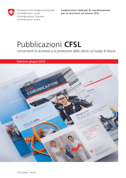 Pubblicazioni CFSL
