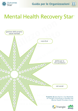 Mental Health Recovery Star
