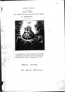 profilo storico santuario della Fontana pag. 1