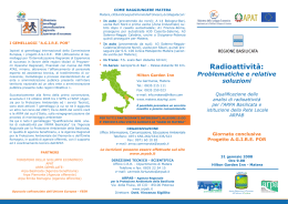 Brochure - Agenzia Regionale per la Protezione dell`Ambiente della
