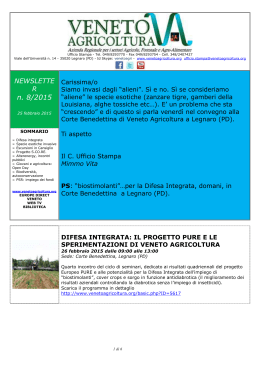 n. 8/2015 - Veneto Agricoltura