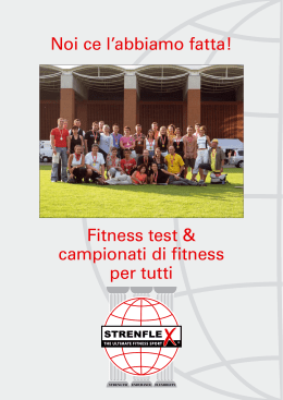 Fitness test & campionati di fitness