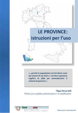Diapositiva 1 - Conferenza delle Regioni e delle Province autonome