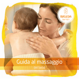 Guida al massaggio del bebè