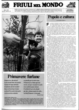 Friuli nel Mondo n. 413 marzo 1989