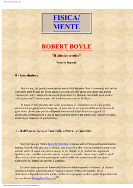 Robert Boyle - fisica/mente