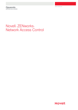 Novell® ZENworks® Network Access Control