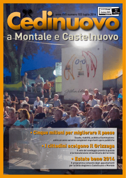 Numero 103 - luglio 2014 - Comune di Castelnuovo Rangone