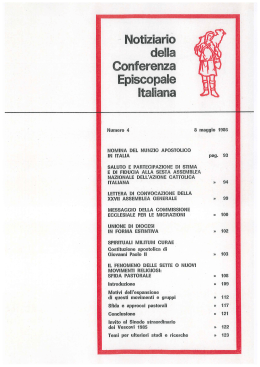 N. 4 - 8 maggio 1986 - Chiesa Cattolica Italiana