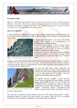 06 settembre 2008 (ff) Tra i rifugi delle Alpi Apuane il Bivacco Aronte