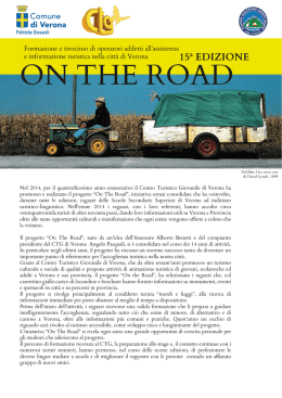 Progetto On The Road 2015