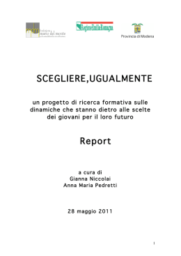 Scarica il report 532 KB - pdf