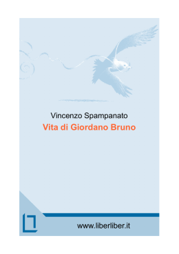 Vita di Giordano Bruno
