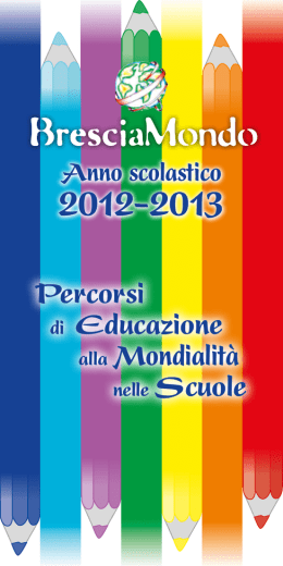 BresciaMondo 2012-2013