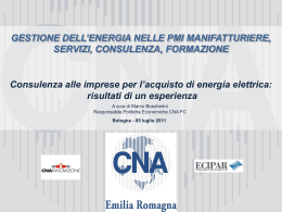 Titolo slide show - CNA Emilia Romagna
