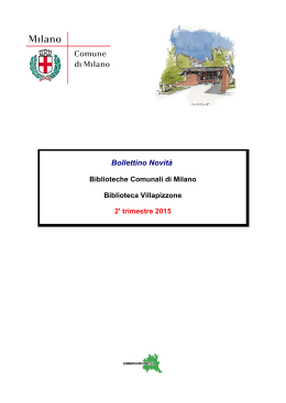 2` trimestre 2015 - Biblioteche Regione Lombardia