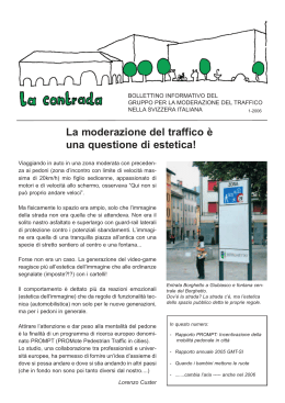 La Contrada 1/2006 - Mobilità pedonale Svizzera
