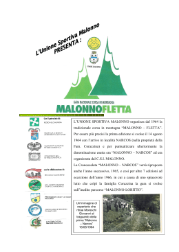 x) Dalla nascita al 2006 - Unione Sportiva Malonno