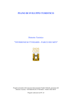 PST PARCO DEI MITI - Distretto Turistico Thyrrenium Tyndaris