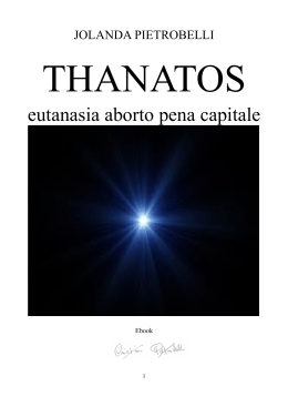 eutanasia aborto pena capitale - Libreria Cristina Pietrobelli