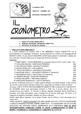 2014 - Numero 183 - Cronometristi Torino