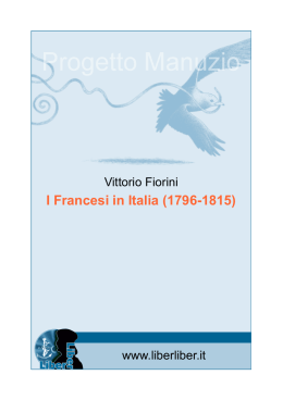 I Francesi in Italia (1796-1815)