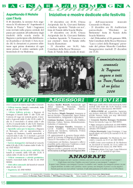N. 15 giornalino - Comune di Bagnara di Romagna