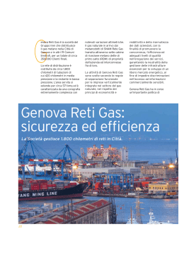 Genova Reti Gas: sicurezza ed efficienza