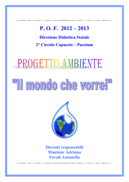 Progetto ambiente - Capaccio Paestum
