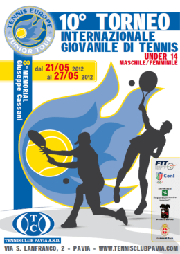 Locandina - Tennis Club Pavia