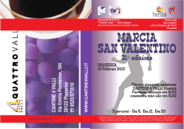 (Montale) - 31ª Edizione "Marcia S. Valentino"