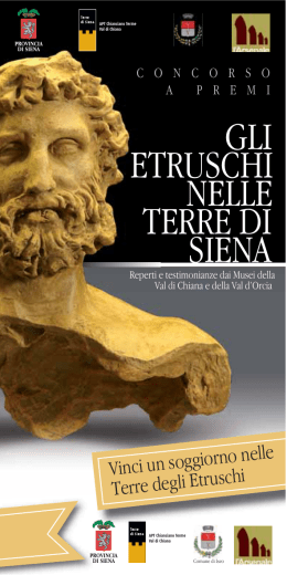 gli etruschi nelle terre di siena