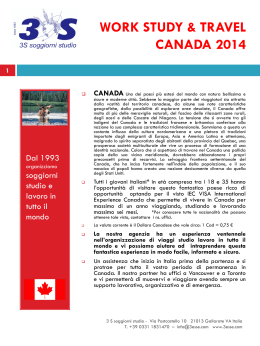 work study & travel canada 2014