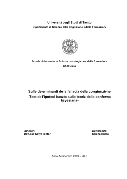 capitolo 1 - Unitn-eprints.PhD - Università degli Studi di Trento