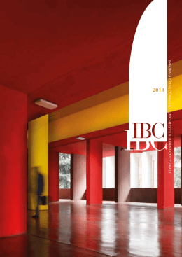 IBC 2013. Informazioni commenti inchieste sui beni culturali