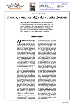 Le monde diplomatique, Il Manifesto, 01/04/2012