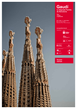 Mostra Gaudì La Sagrada Familia de Barcelona