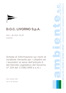 DOC LIVORNO SpA - Comune di Livorno