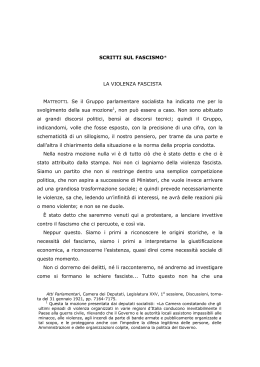 Scritti sul Fascismo - Fondazione di studi storici "Filippo Turati"
