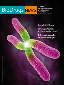 BioDrugs News - insiemecontroilcancro