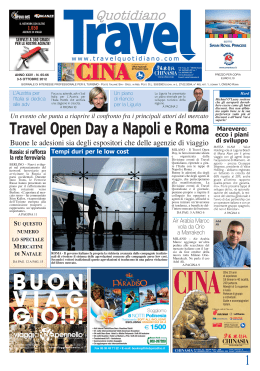 Travel Open Day a Napoli e Roma