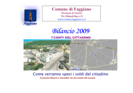 BILANCIO 2009 angela