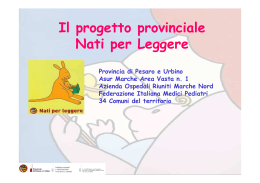 Nati per Leggere nella Provincia di Pesaro e Urbino
