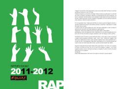 Rapporto Sociale 2011-2012