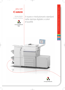 Il nuovo e rivoluzionario standard nella stampa digitale a colori di